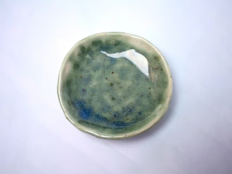 綠意　小碟　器皿　淺碟