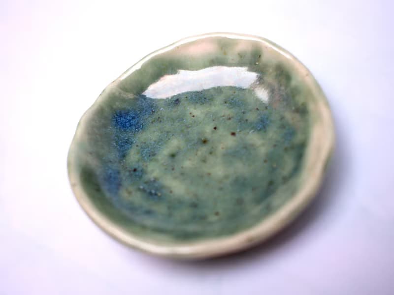 綠意　小碟　器皿　淺碟