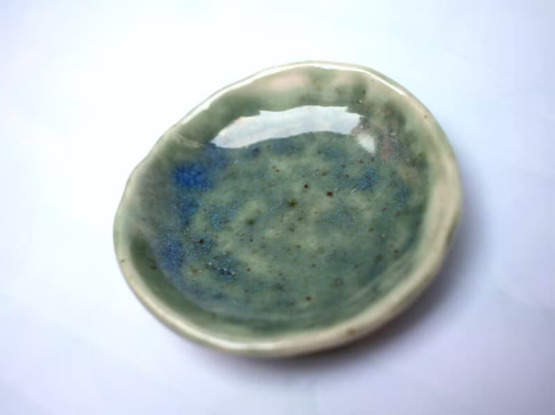 綠意　小碟　器皿　淺碟