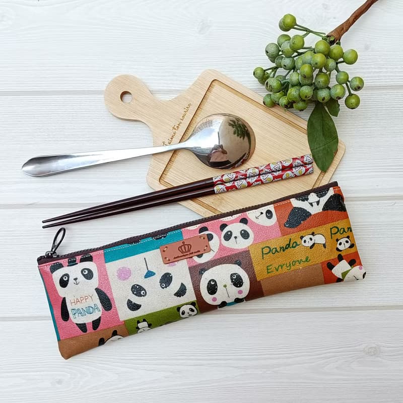 【防水餐具袋】小浣熊 / 筷袋 環保餐具袋
