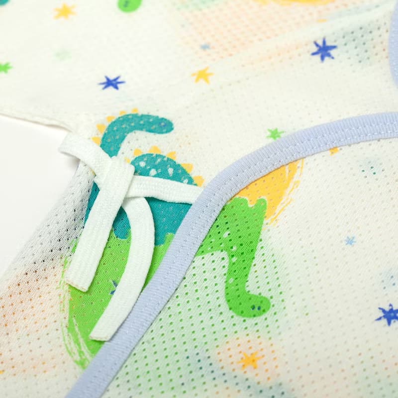 2件組-寶寶透氣網眼洞洞綁帶肚衣(3M/6M)。清爽透氣宜人。MIT