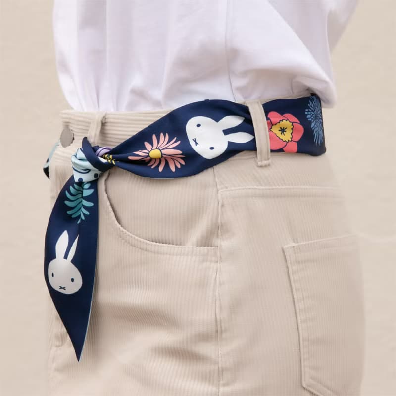 【Pinkoi x miffy】Errorism 三件套Twilly小絲巾 【限定發售】