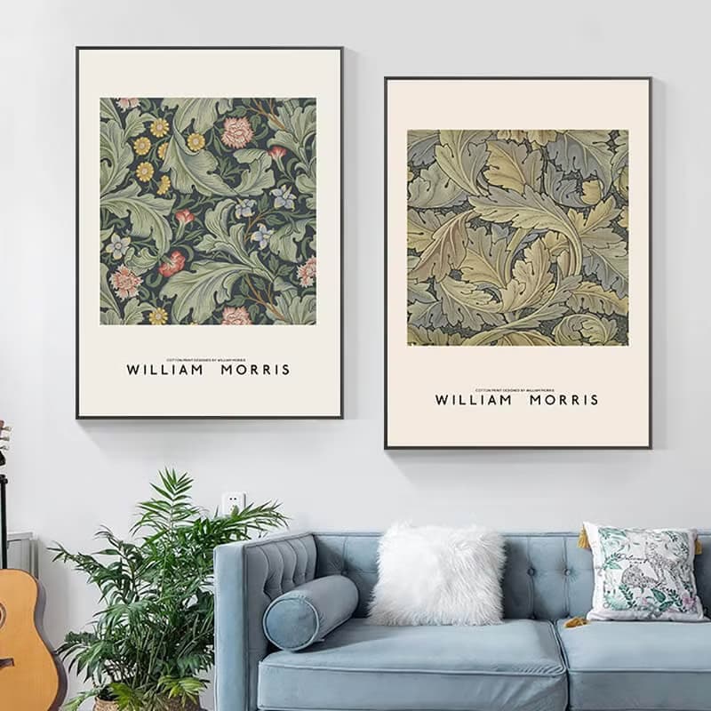William Morris 印花_掛畫_藝術系列_台灣製造 兩個工作天快速出