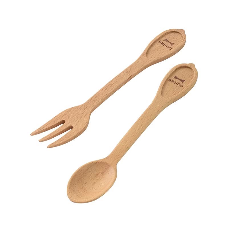 日本BRUNO 原木下午茶餐具套組