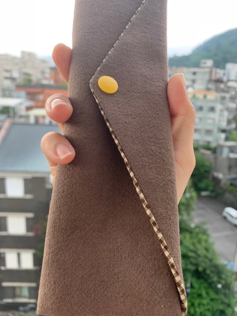 文青風環保筷袋 ~咖啡 收納包.環保筷袋.手作餐具袋