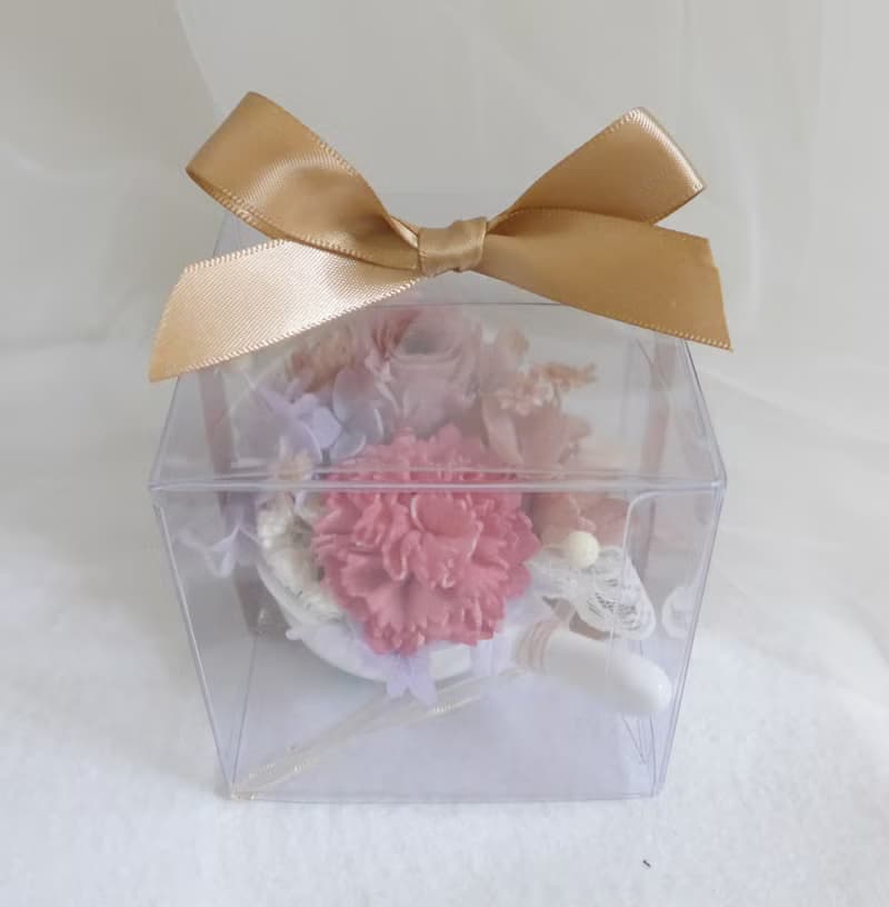 一起過生日莫蘭迪粉康乃馨 結婚捧花永生乾燥花情人節畢業花束七