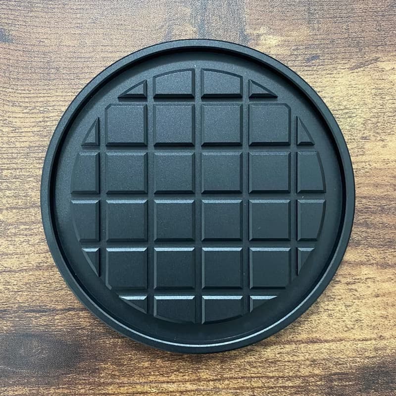coasters 金屬 杯墊  圓型  置物 紙鎮 10CM 台灣製造(鬆餅款)