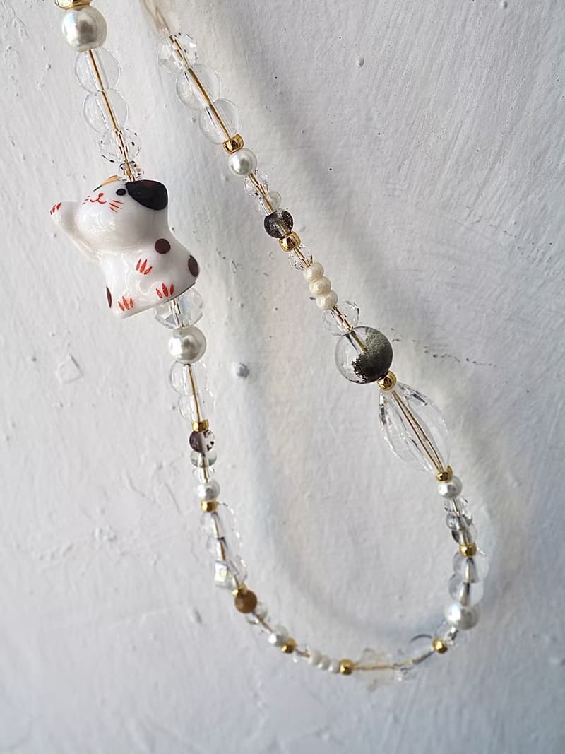 招手款胖墩墩  招財貓 事業運 綠幽靈 手機掛飾  附連接墊片