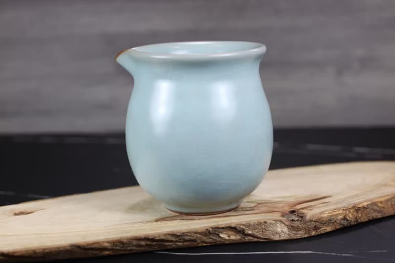 【送禮好物】300~340ml 汝窯 手拉坯 無把茶海 名家葉敏祥手作