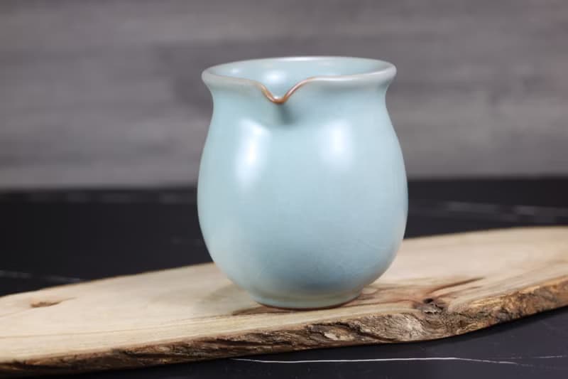 【送禮好物】300~340ml 汝窯 手拉坯 無把茶海 名家葉敏祥手作