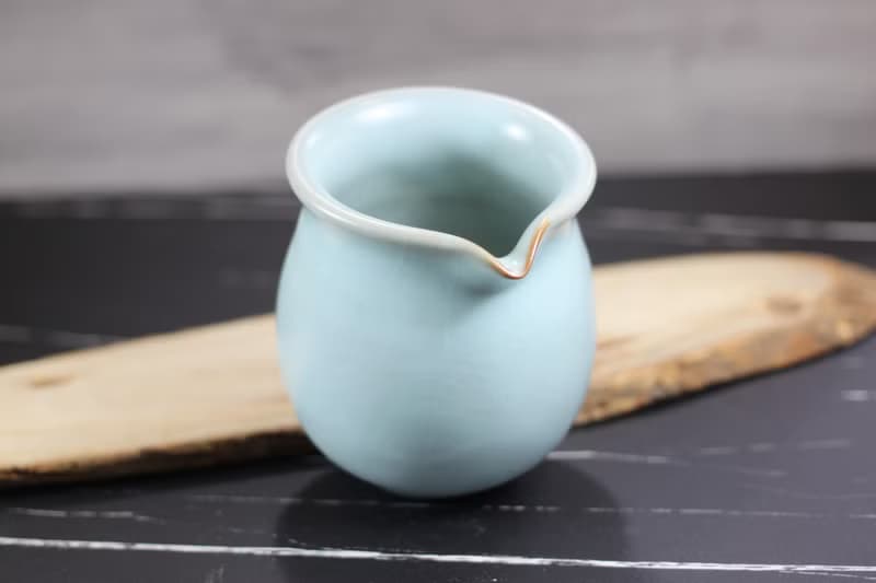 【送禮好物】300~340ml 汝窯 手拉坯 無把茶海 名家葉敏祥手作
