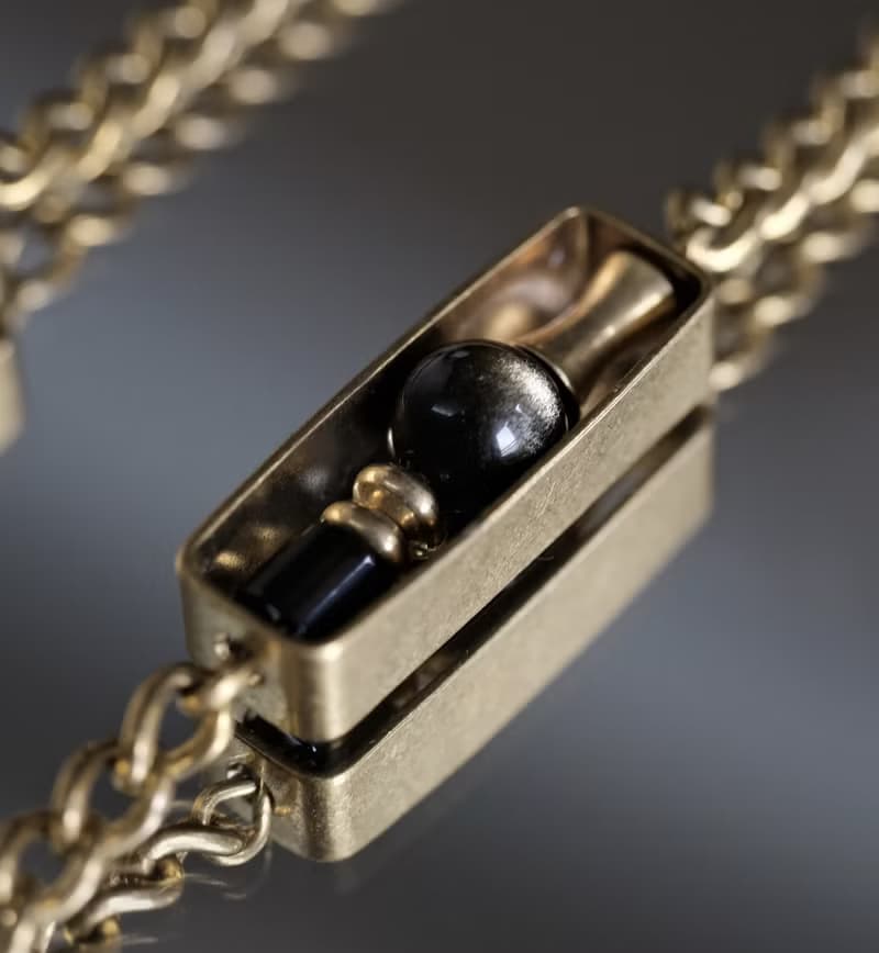 【手鍊】光陰流沙/黃銅/天然石