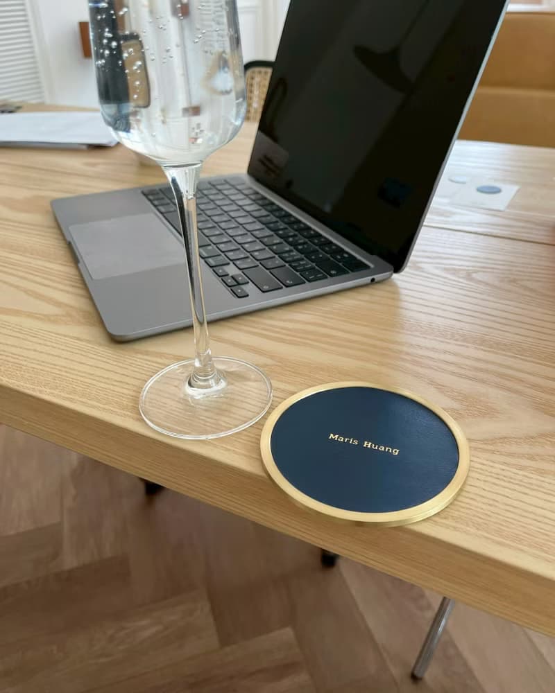 黃銅皮革杯墊－2入組 & 4入組