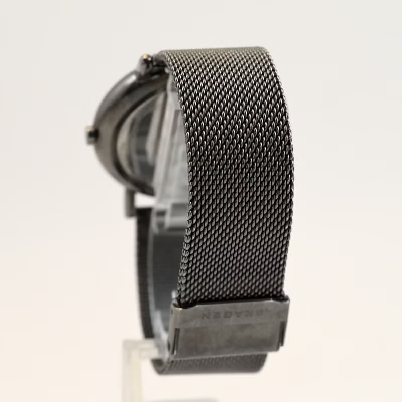 電池交換済 スカーゲン シグニチャー SKAGEN SIGNATUR 男性用腕時計 40mm Quartz SKW6577 デンマークデザイン 手錶