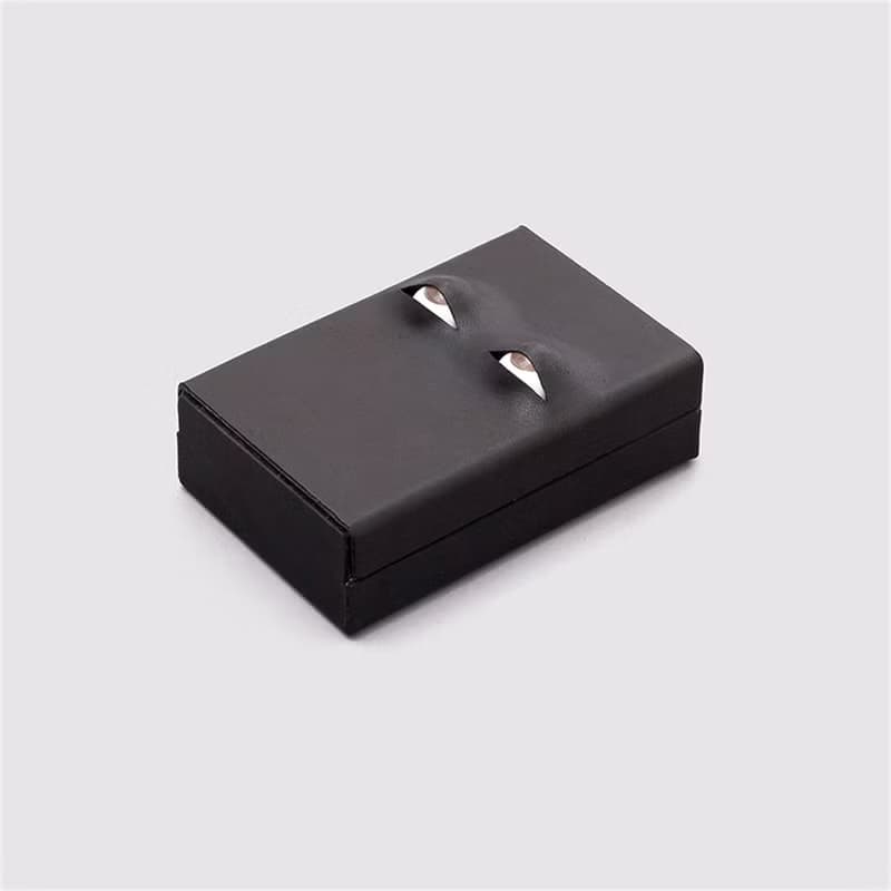 黑色 翻白眼系列 PLANK 手工真皮眼珠煙盒 飾品盒 首飾盒
