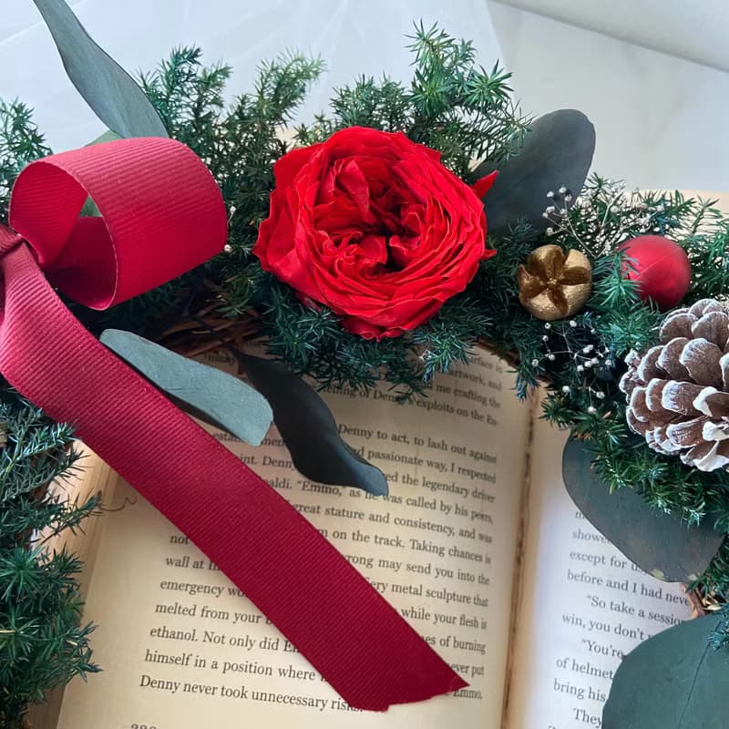 永生雪松 聖誕花圈