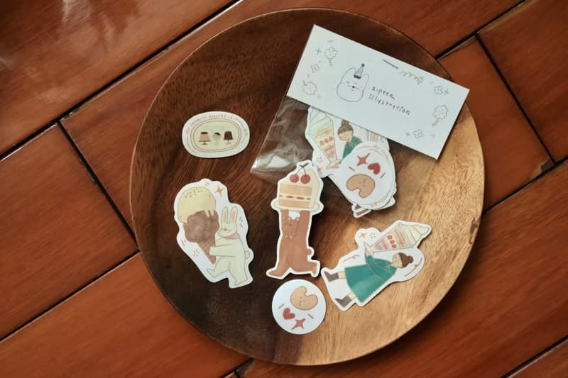 甜點小隊 | 閃閃防水貼紙組