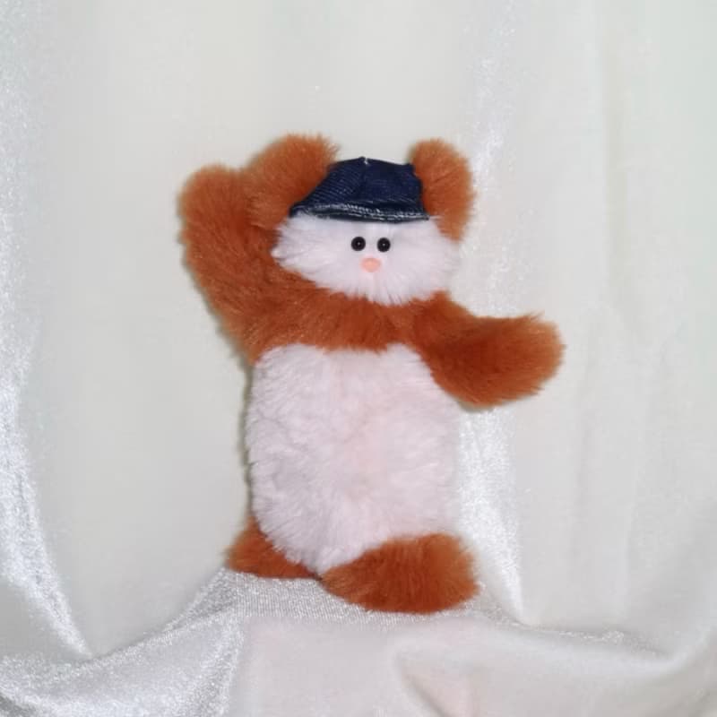 Don't move! A-B yo Bear keyring_orange