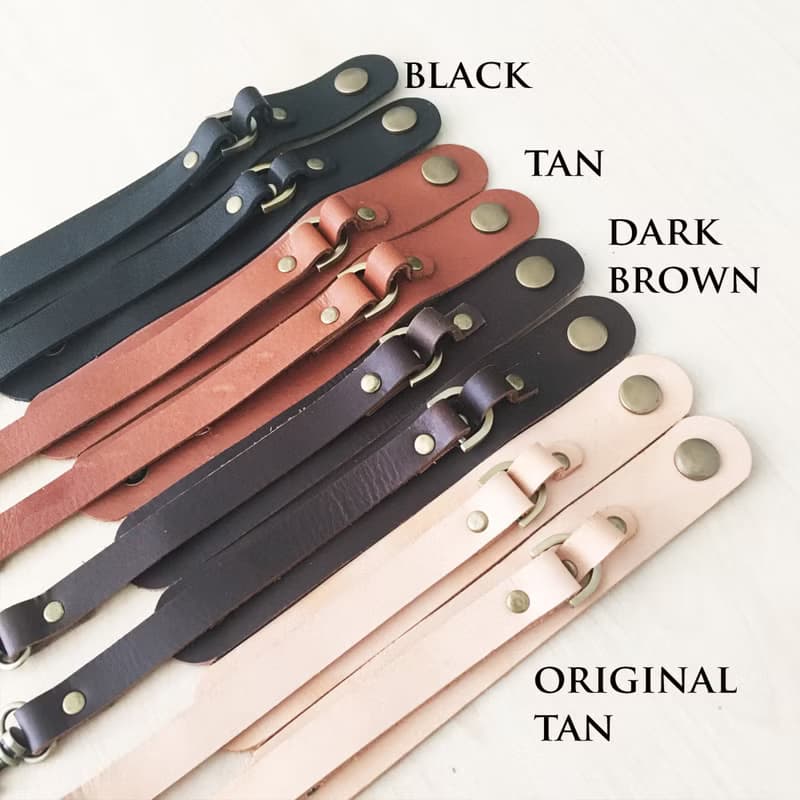 LEATHER GLOVE STRAP / SCARVES HOLDER