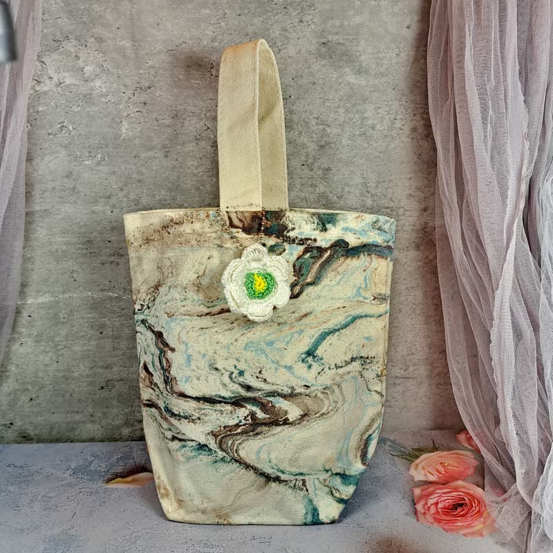 獨一無異 手染布袋  手提袋  手袋 便攜袋 杋布袋  布袋 PQ-024