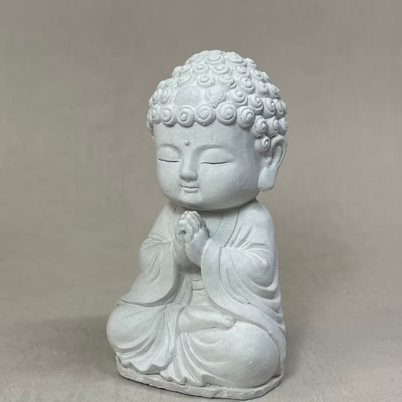 神明公仔 淨念吉祥小佛之順德 中盤套組 水泥 佛 宗教