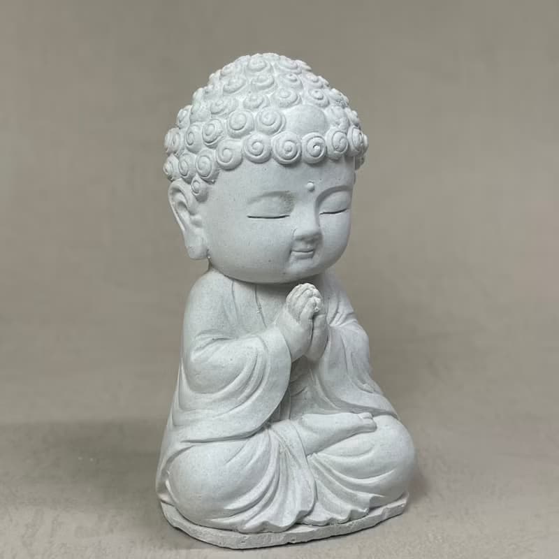 神明公仔 淨念吉祥小佛之順德 中盤套組 水泥 佛 宗教