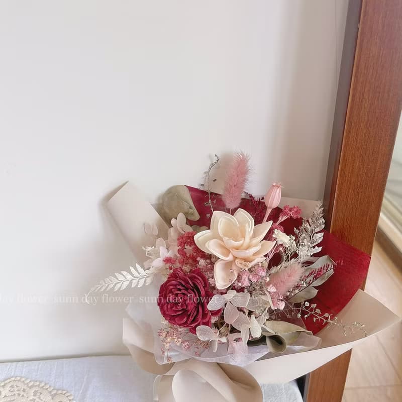 【香氛擴香花束】小資款 婚禮小物 香氛擴香花 生日禮物 乾燥花束