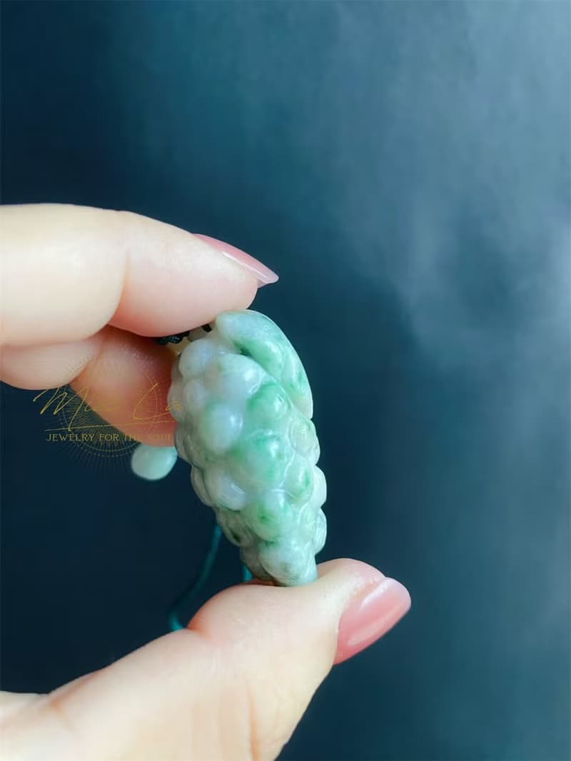 天然緬甸玉 翡翠 葡萄 葫蘆 蓮蓬 掛繩 禮物 包掛 長輩禮 車掛