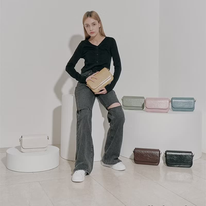 韓國 BREE BAG | 黃色 | 腋下袋 | 側背包 斜孭袋