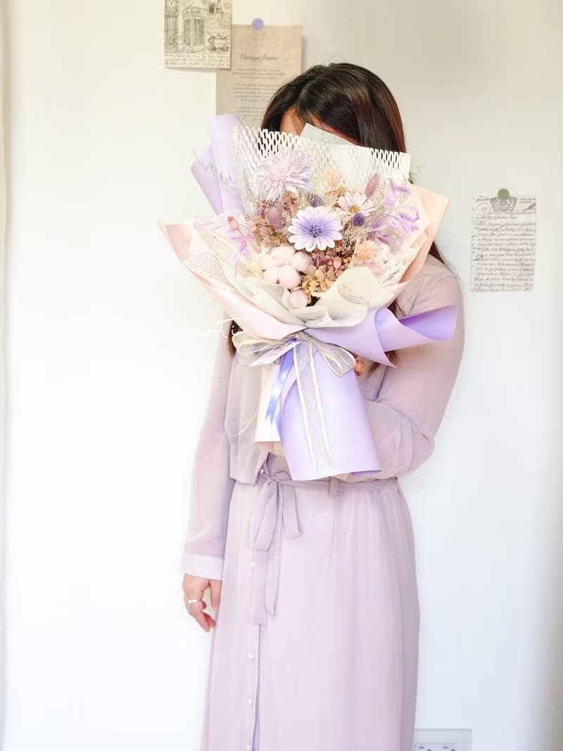 逐夢 擴香花束 M 永生花 乾燥花 畢業花 太陽花 畢業禮物