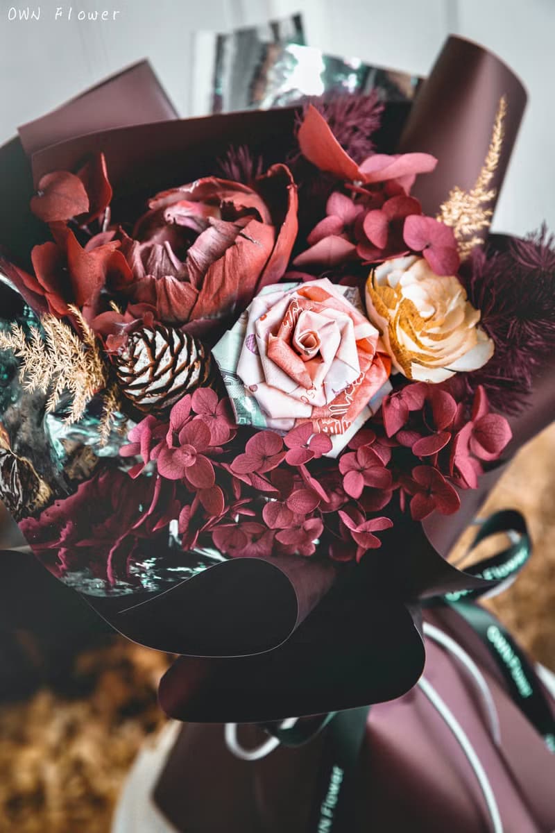 花束禮物/鈔票花束/小花束/有錢花/錢花束/生日禮物/紙鈔花/花禮