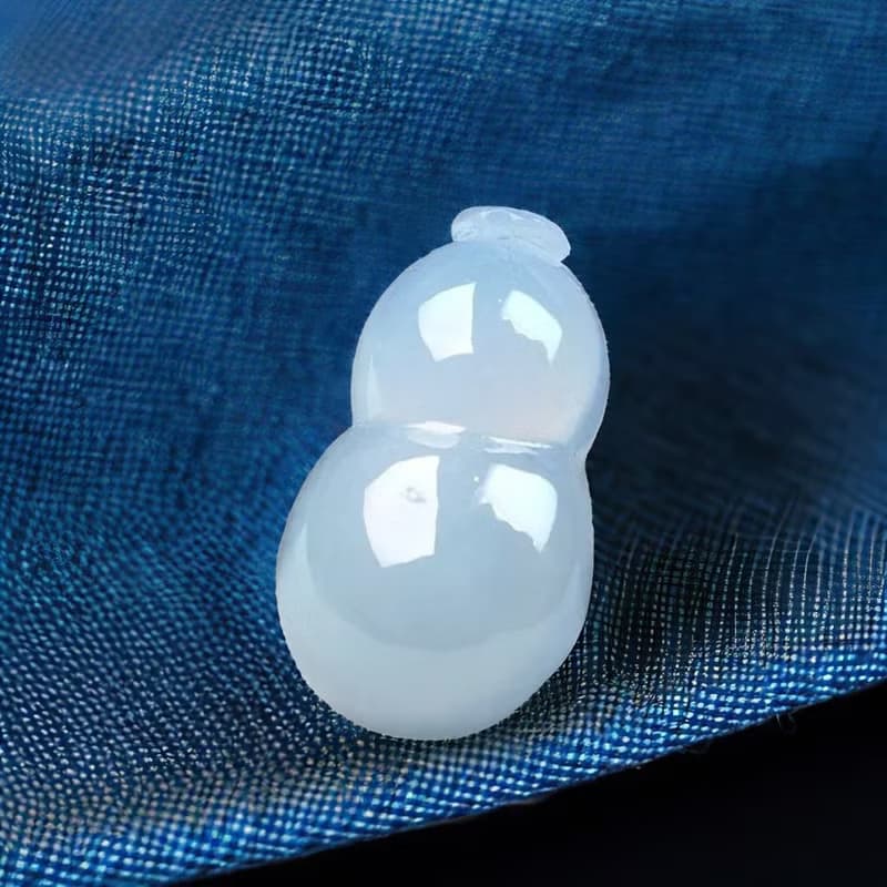 【福祿】冰種翡翠葫蘆| 天然緬甸玉A貨翡翠 | 送禮