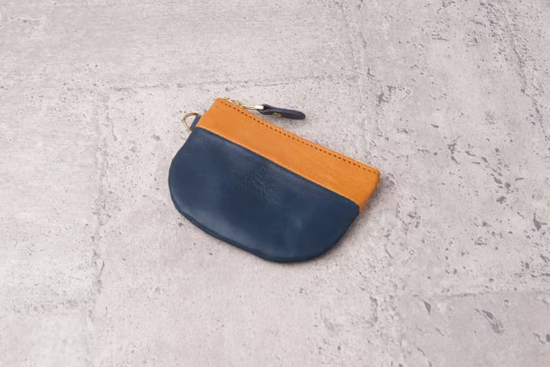 拼色半圓錢包 Semicircle Coin Purse / 藍色 Navy