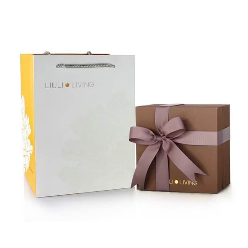 LIULI LIVING 百百合 花瓶 百合花 母親節/辦公室裝飾花浮雕 插花