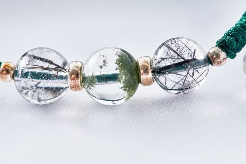 極旺財5A黑髮晶綠幽靈手鍊單入(含開光)吸引貴人(情侶款)