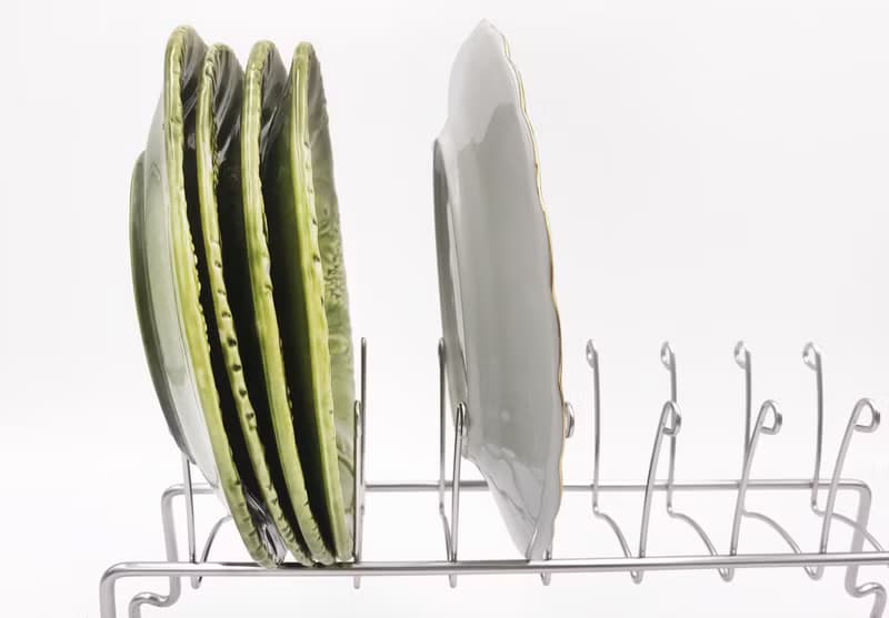 樓中樓設計款不鏽鋼網籃　碗盤籃架　瀝水籃架　餐具架　碗籃