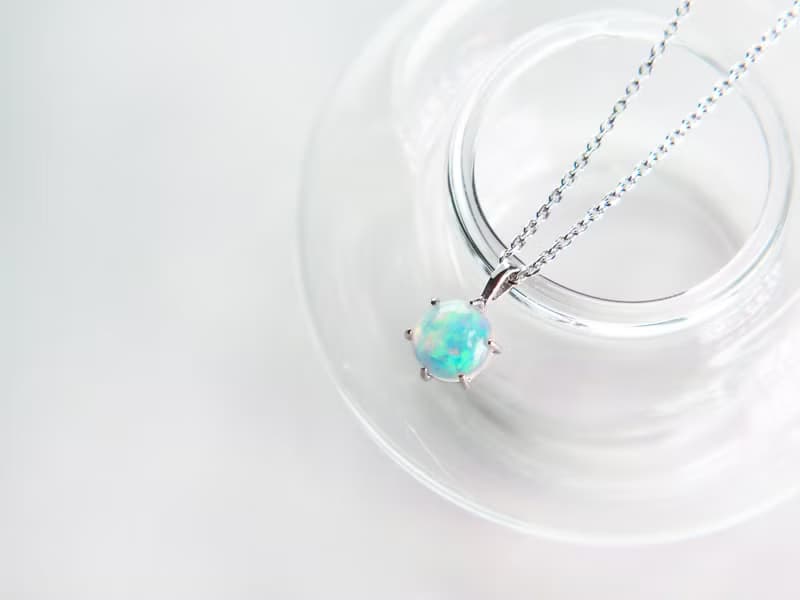 星河 | 蛋白石項鍊 / 歐泊 / Opal / 逐夢系列 | 天然寶石項鍊