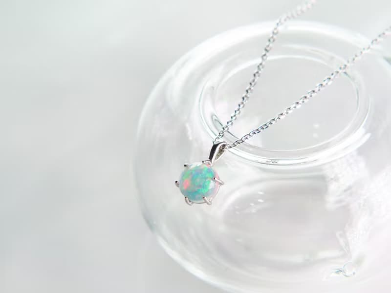 星河 | 蛋白石項鍊 / 歐泊 / Opal / 逐夢系列 | 天然寶石項鍊