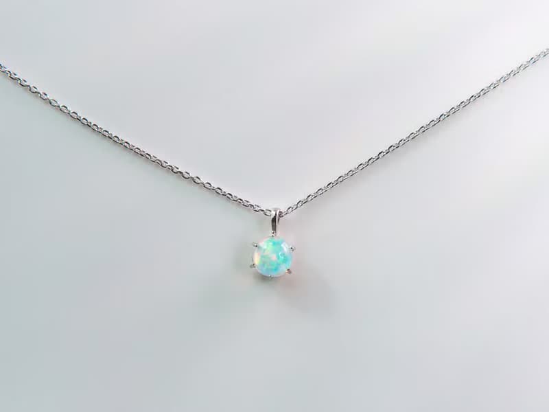 星河 | 蛋白石項鍊 / 歐泊 / Opal / 逐夢系列 | 天然寶石項鍊