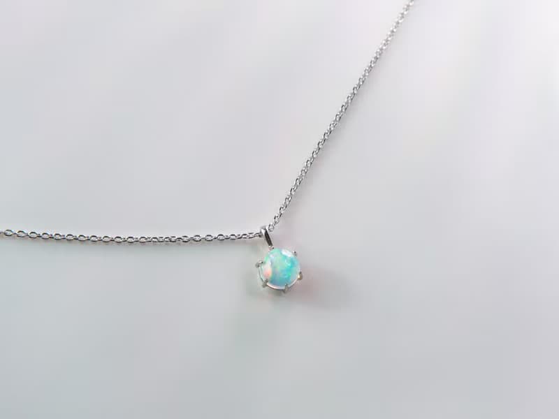 星河 | 蛋白石項鍊 / 歐泊 / Opal / 逐夢系列 | 天然寶石項鍊