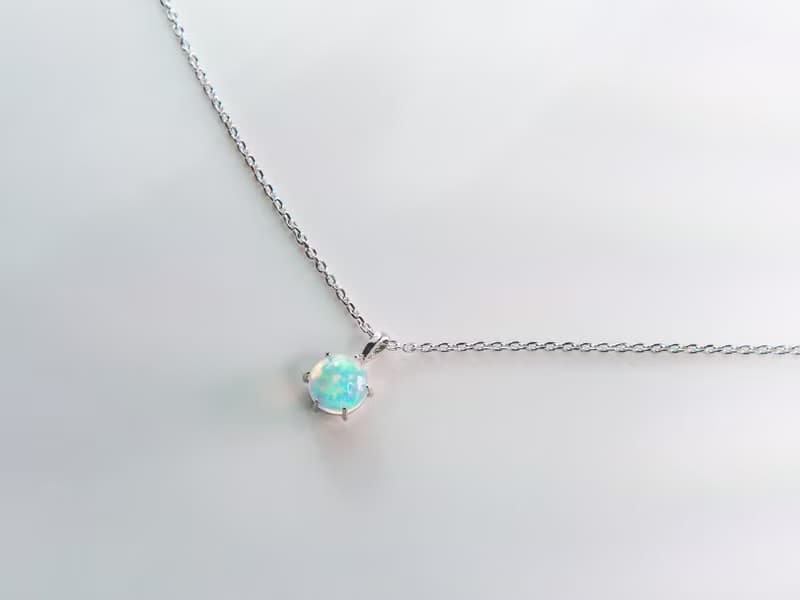 星河 | 蛋白石項鍊 / 歐泊 / Opal / 逐夢系列 | 天然寶石項鍊