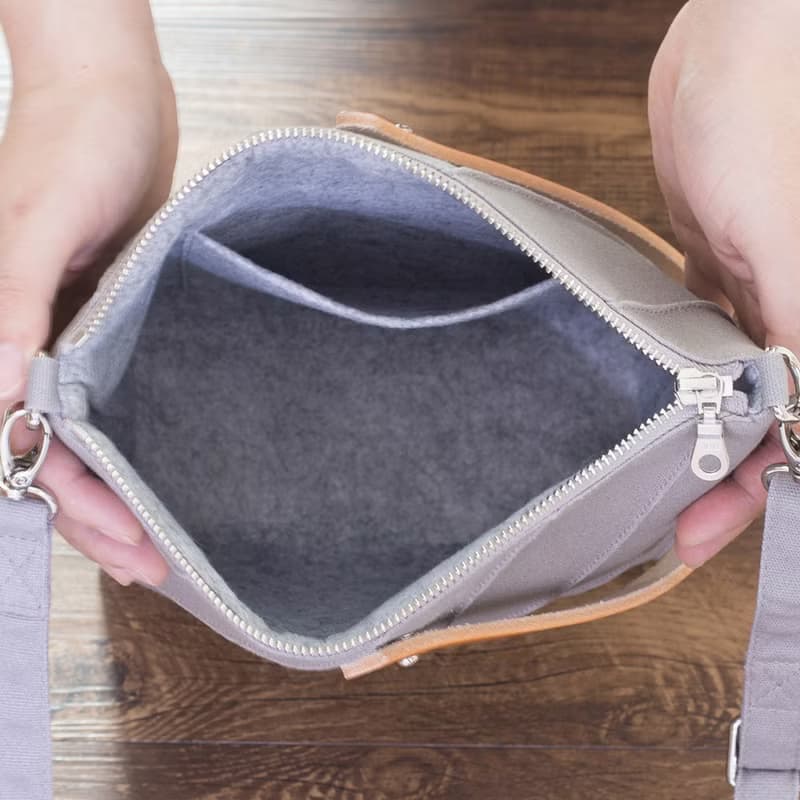 帆布吐司包 TOAST BAG 真皮提手立體斜縫工藝肩帶可
