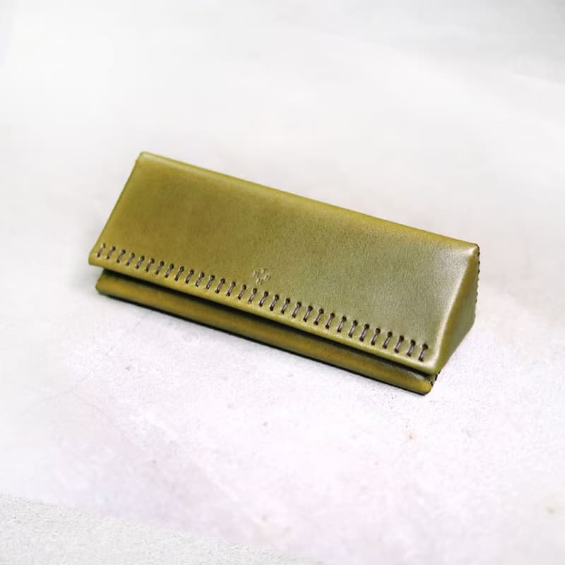 日本職人個性手縫真皮眼鏡盒 Made in Japan by TEHA AMANA