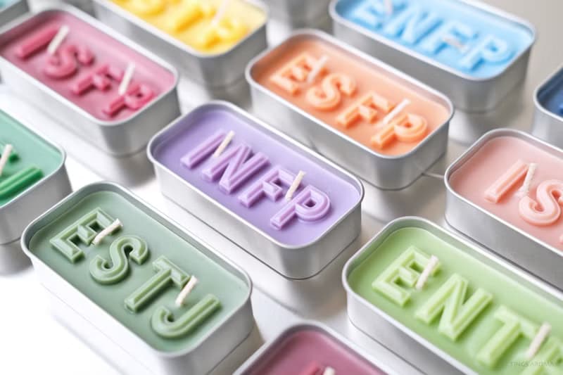 MBTI 16型人格香氛容器蠟燭