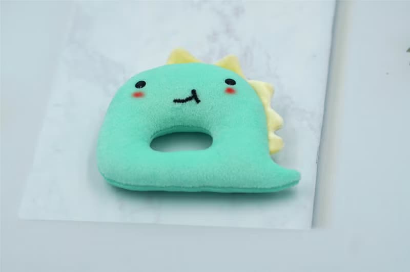 Bucute小恐龍的彌月禮盒組/口水巾/護身符/手搖鈴/彌月