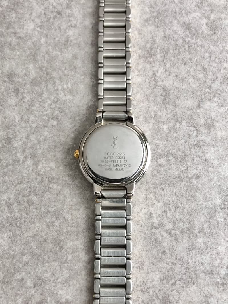 【 日本直送　名牌中古包 】Yves Saint Laurent 腕時計 シルバー ゴールド クウォーツ 5420-F45413 m3ywcg