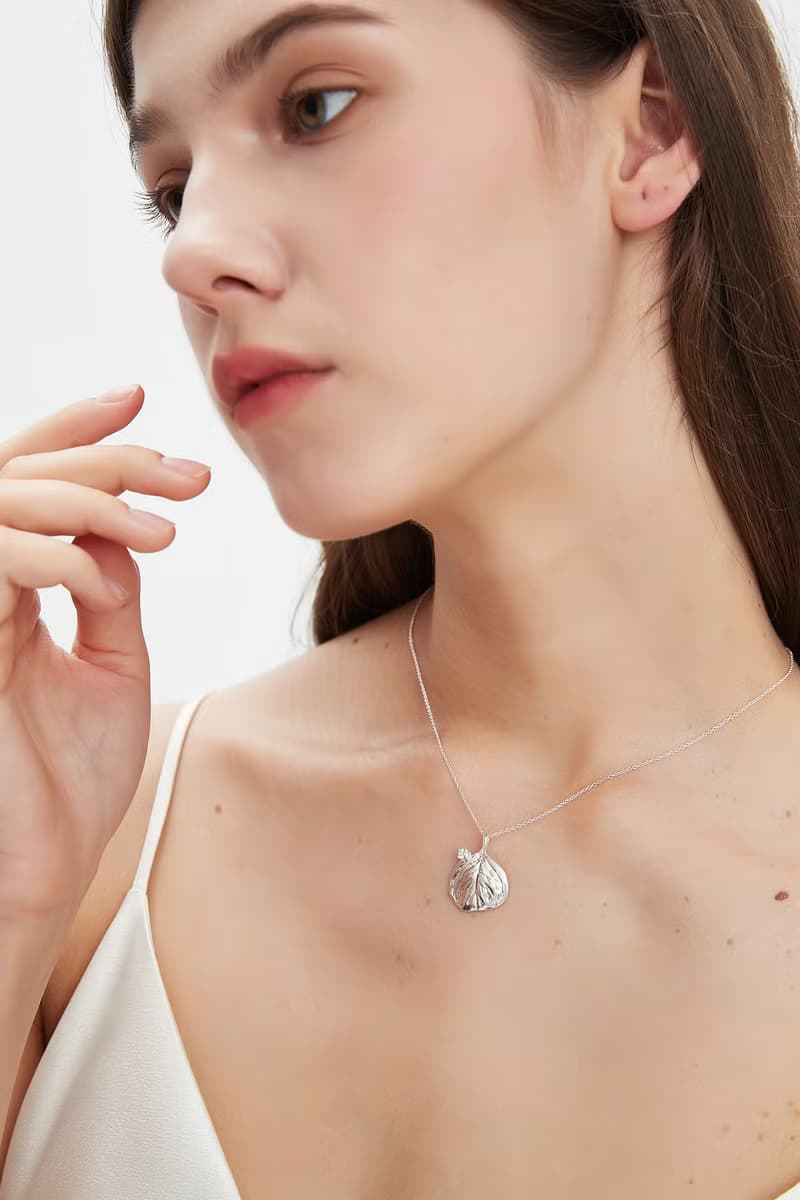 純銀圓葉尤加利精油項鍊