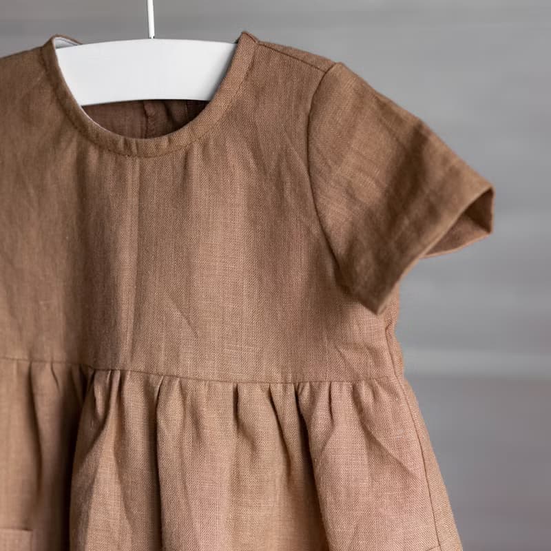 Linen Baby Girl Dress, Linen Kids Clothing Girls, Toddler Linen Dress, Baby Gift