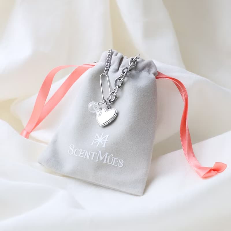 【ScentMûes森繆斯】擴香項鍊-愛心款(附絨布袋)