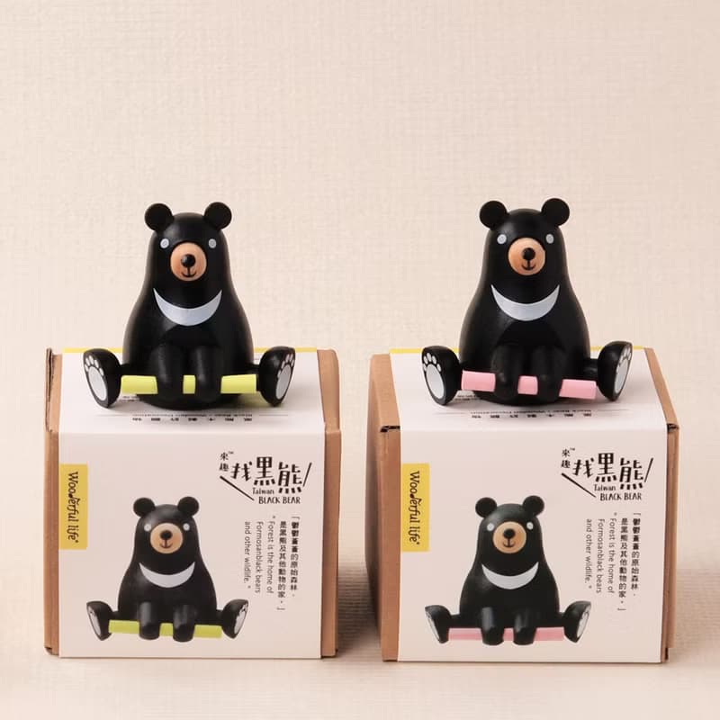 【台灣黑熊】新年許願擺飾組 新年禮物 送禮 祈福